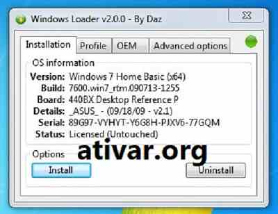 Ativador Windows 7