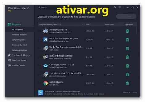 Como baixar o IObit Uninstaller Pro Serial Key?