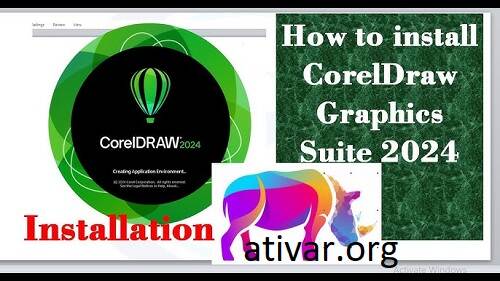 Como baixar e instalar com chave serial corel draw 2024?
